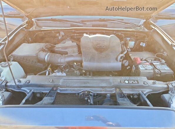 5TFSZ5AN6GX044107 2016 TOYOTA TACOMA Gray Вид задньої частини салону