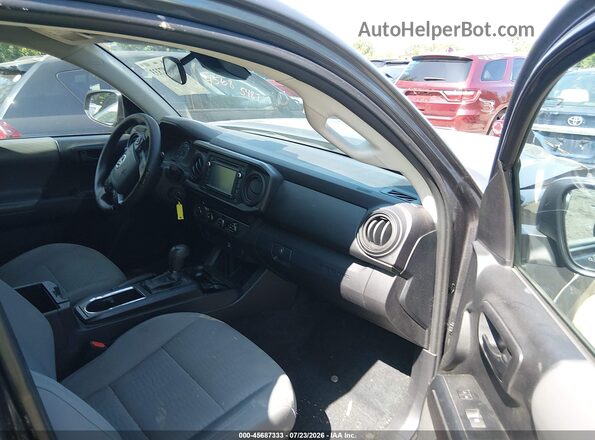 5TFSZ5AN7KX201488 2019 TOYOTA TACOMA Gray Widok wnętrza z przodu