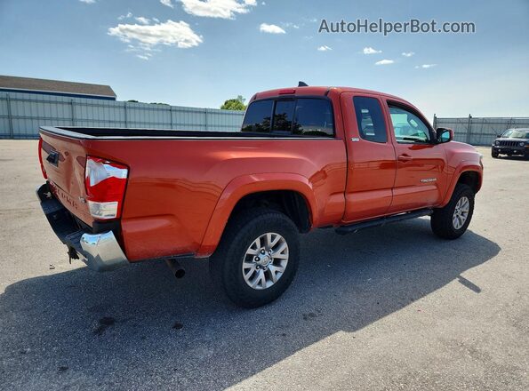 5TFSZ5AN8GX001081 2016 TOYOTA TACOMA Orange Trasero derecho