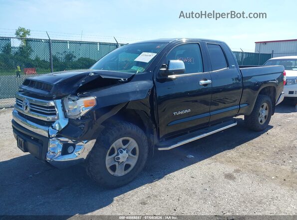 5TFUM5F14GX069231 2016 TOYOTA TUNDRA Черный Передняя левая четверть