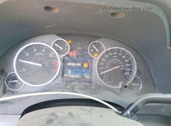 5TFUW5F13GX529330 2016 TOYOTA TUNDRA Gray Vista del cuadro de instrumentos