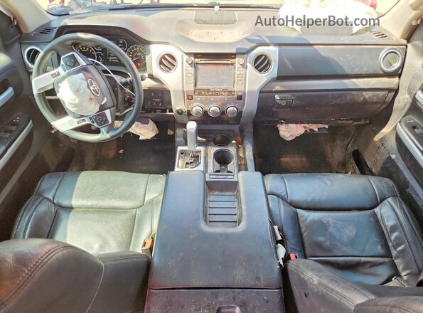 5TFUW5F13KX807734 2019 TOYOTA TUNDRA Red Dashboard view