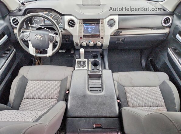 5TFUW5F16HX611845 2017 TOYOTA TUNDRA Black წინა პანელის ხედი