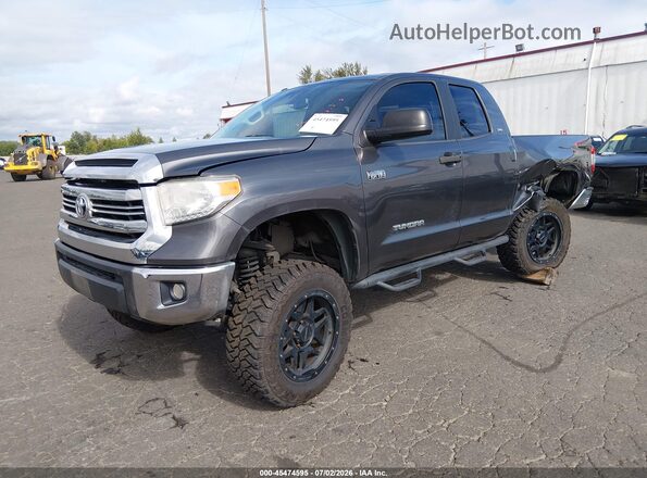 5TFUY5F15HX589203 2017 TOYOTA TUNDRA Серый Передняя левая четверть