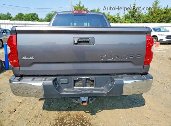 5TFUY5F18MX045384 2021 TOYOTA TUNDRA Gray უკანა ხედი