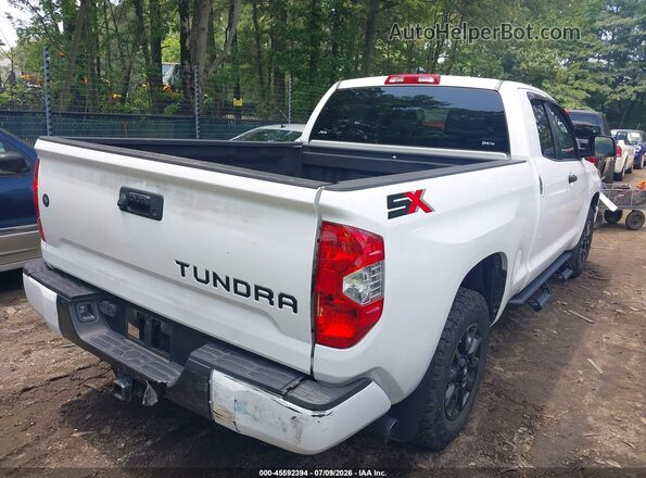 5TFUY5F19MX956985 2021 TOYOTA TUNDRA Белый Задняя правая четверть