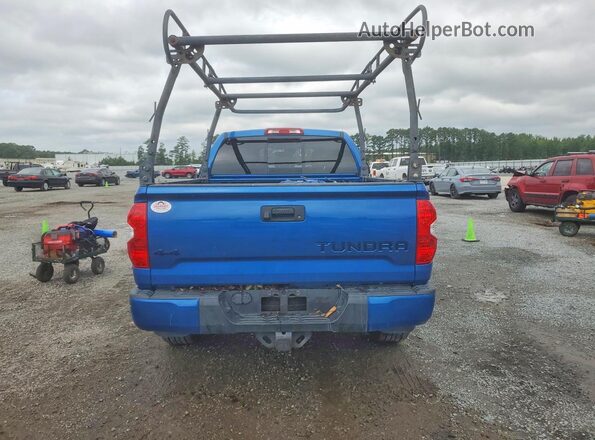 5TFUY5F1XJX754331 2018 TOYOTA TUNDRA Blue Հետևի տեսք