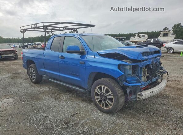 5TFUY5F1XJX754331 2018 TOYOTA TUNDRA Blue Առջևի աջ