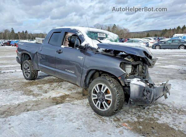 5TFUY5F1XKX818675 2019 TOYOTA TUNDRA Gray Передня права чверть