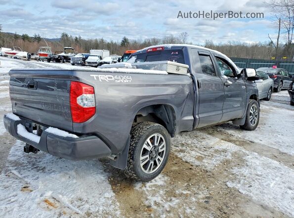 5TFUY5F1XKX818675 2019 TOYOTA TUNDRA Gray Задня права чверть