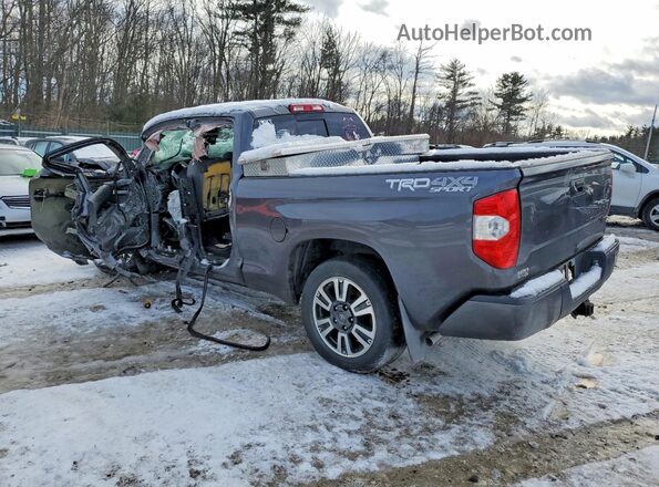 5TFUY5F1XKX818675 2019 TOYOTA TUNDRA Gray Задня ліва чверть