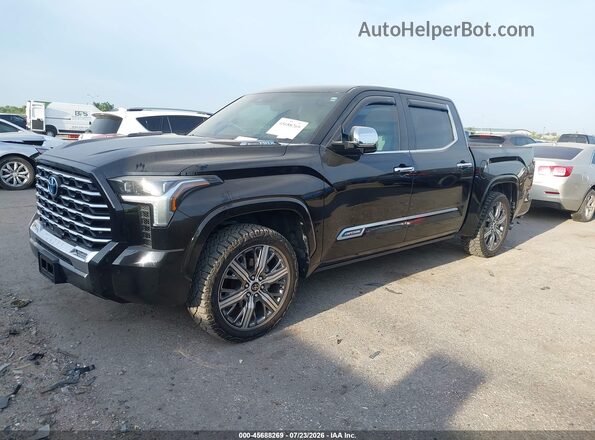 5TFVC5DB1NX008595 2022 TOYOTA TUNDRA HYBRID Black Przód lewy
