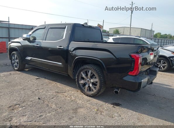 5TFVC5DB1NX008595 2022 TOYOTA TUNDRA HYBRID Black Tył lewy