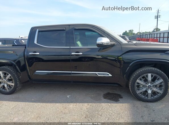 5TFVC5DB1NX008595 2022 TOYOTA TUNDRA HYBRID Black Widok wnętrza z tyłu