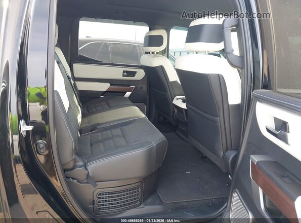 5TFVC5DB1NX008595 2022 TOYOTA TUNDRA HYBRID Black Widok naklejki z numerem VIN