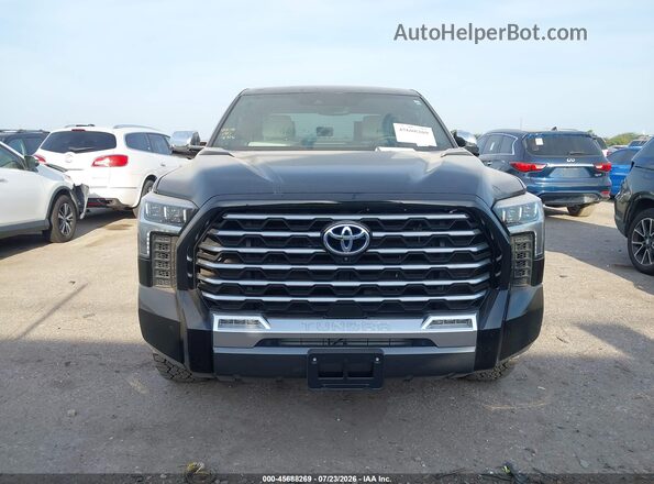 5TFVC5DB1NX008595 2022 TOYOTA TUNDRA HYBRID Black Widok zestawu wskaźników