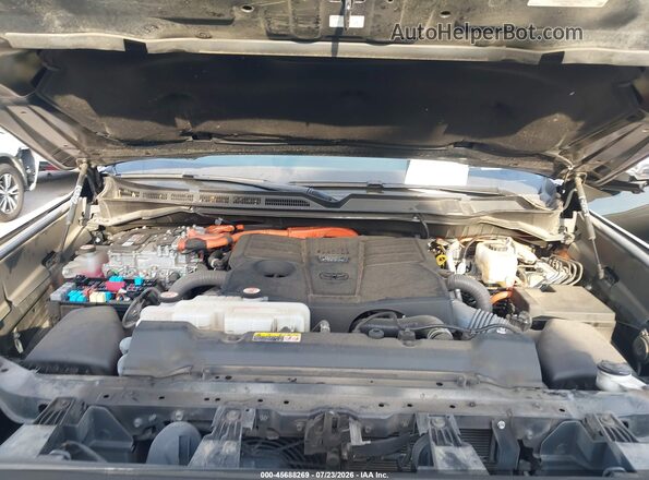 5TFVC5DB1NX008595 2022 TOYOTA TUNDRA HYBRID Black Widok z tyłu