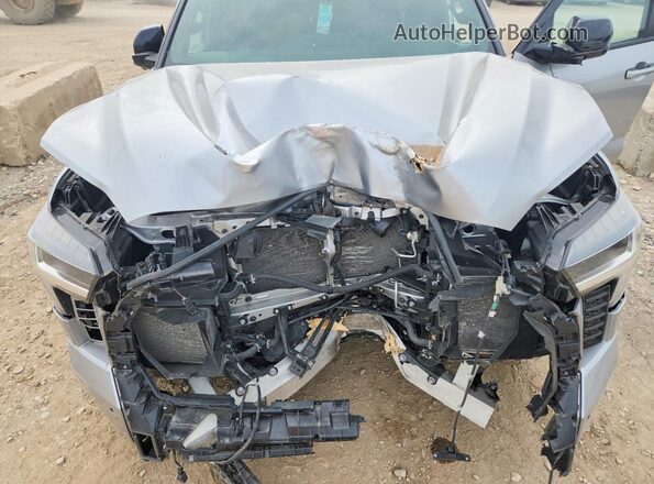 5TFWA5DB2SX254416 2025 TOYOTA TUNDRA Silver Rear interior view