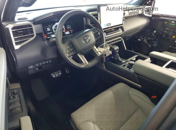 5TFWA5DB3SX309648 2025 TOYOTA TUNDRA Gray წინა პანელის ხედი