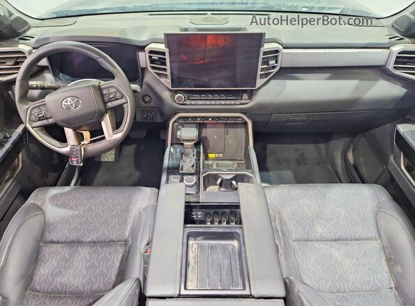 5TFWA5DB5SX245631 2025 TOYOTA TUNDRA Black Widok deski rozdzielczej