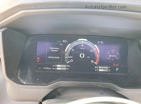 5TFWA5DB5SX245631 2025 TOYOTA TUNDRA Black Widok zestawu wskaźników