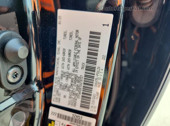5TFWA5DB7SX278727 2025 TOYOTA TUNDRA Black Շարժիչի բաժամունքի տեսք
