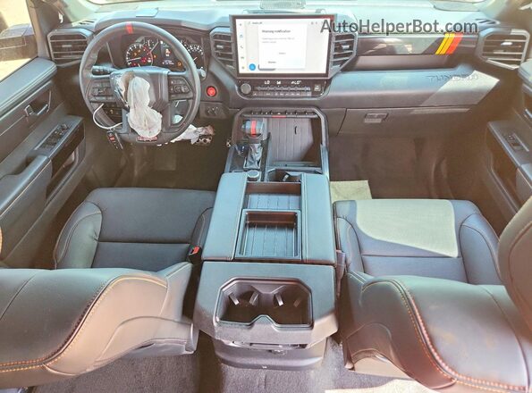 5TFWA5DBXSX256480 2025 TOYOTA TUNDRA Black წინა პანელის ხედი