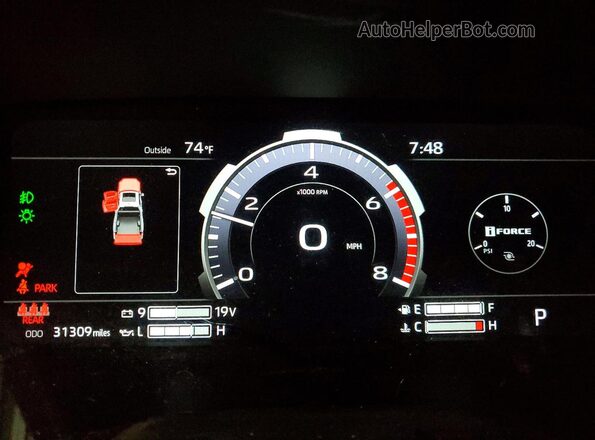 5TFWA5EC8SX037329 2025 TOYOTA TUNDRA Серый Вид щитка приборов