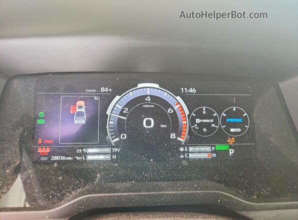 5TFWC5DB1RX065860 2024 TOYOTA TUNDRA Red Vista del cuadro de instrumentos