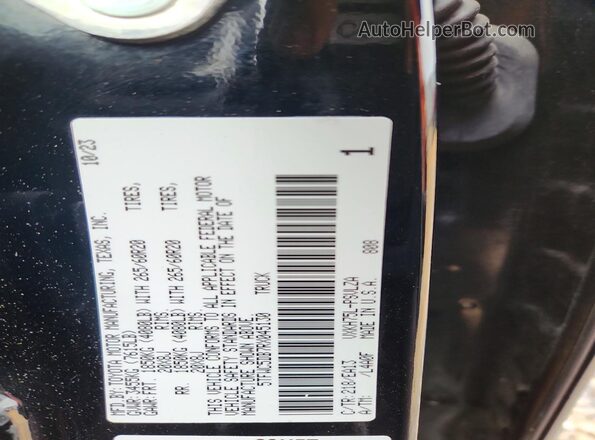 5TFWC5DB7RX045130 2024 TOYOTA TUNDRA Black ძრავის განყოფილების ხედი