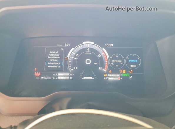 5TFWC5DB8RX074782 2024 TOYOTA TUNDRA Black Вид щитка приладів