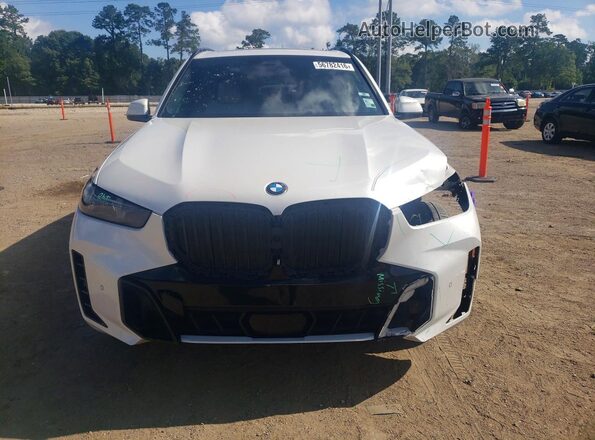 5UX13EU00R9T80712 2024 BMW X5 White Vista frontal