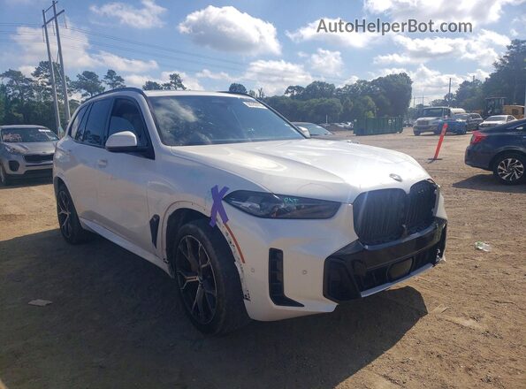 5UX13EU00R9T80712 2024 BMW X5 White Delantero derecho