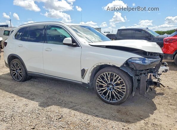 5UX13EU04R9W11580 2024 BMW X5 White Առջևի աջ