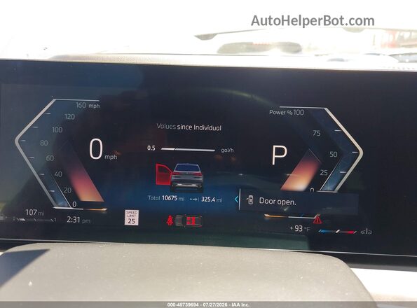 5UX13EU06S9Y91024 2025 BMW X5 Silver უკანა სავარძლების ხედი