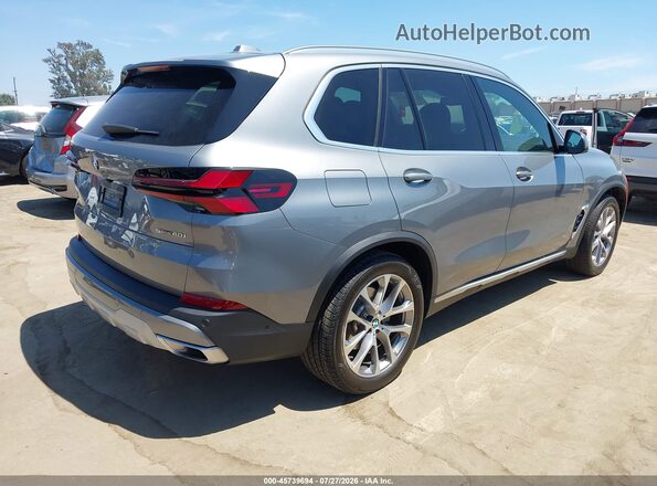 5UX13EU06S9Y91024 2025 BMW X5 Silver უკანა მარჯვენა