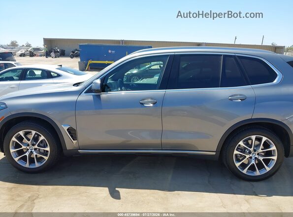 5UX13EU06S9Y91024 2025 BMW X5 Silver სალონის 360-გრადუსიანი ხედი