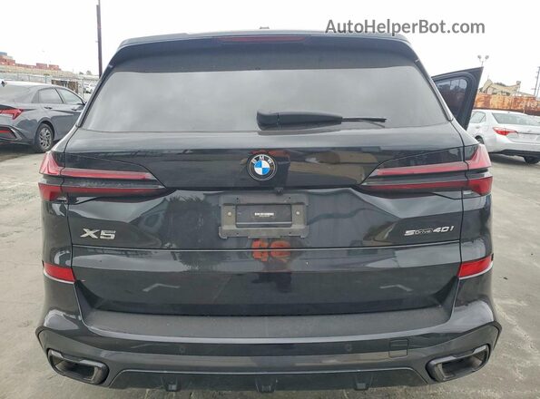 5UX13EU07R9S70272 2024 BMW X5 Black Vista trasera