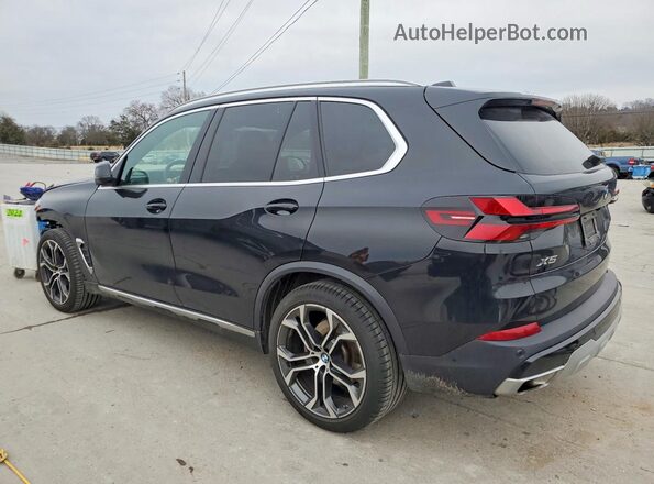5UX13EU08R9U13987 2024 BMW X5 Black Հետևի ձախ