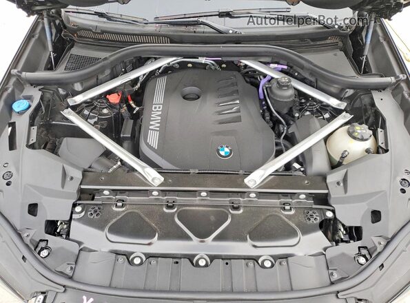 5UX13EU08R9U13987 2024 BMW X5 Black Շարժիչի բաժամունքի տեսք