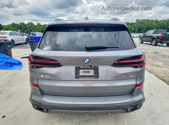 5UX13EU09T9313274 2026 BMW X5 Silver Widok z tyłu