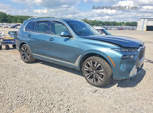 5UX23EM01P9R09411 2023 BMW X7 Blue Przód prawy
