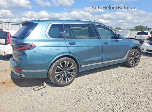 5UX23EM01P9R09411 2023 BMW X7 Blue Tył prawy