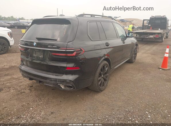 5UX23EM05S9X70280 2025 BMW X7 Black Tył prawy