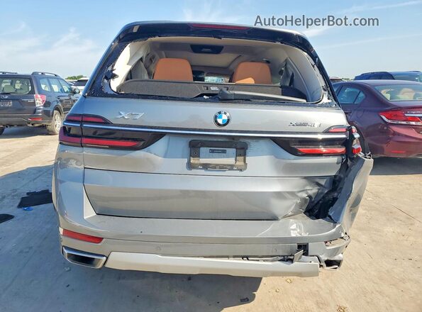 5UX23EM07S9X18195 2025 BMW X7 Gray Հետևի տեսք