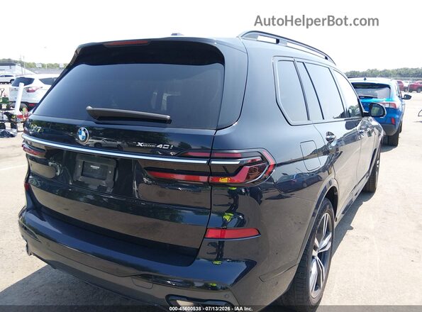 5UX23EM09P9S07126 2023 BMW X7 Black Задня права чверть