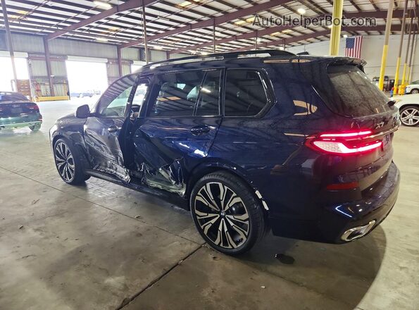 5UX23EM09S9008392 2025 BMW X7 Blue Հետևի ձախ