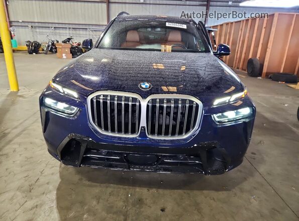 5UX23EM09S9008392 2025 BMW X7 Blue Դիմացի տեսք
