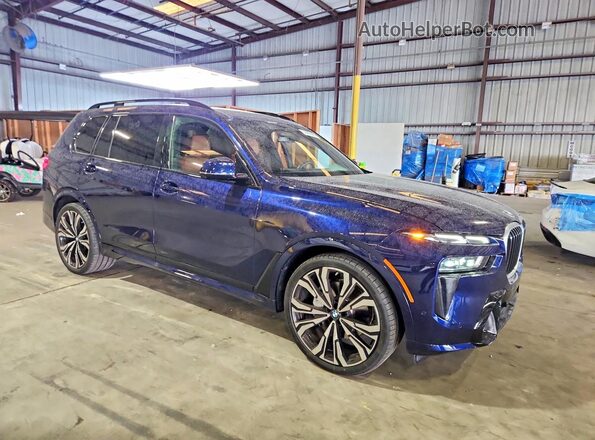 5UX23EM09S9008392 2025 BMW X7 Blue Առջևի աջ