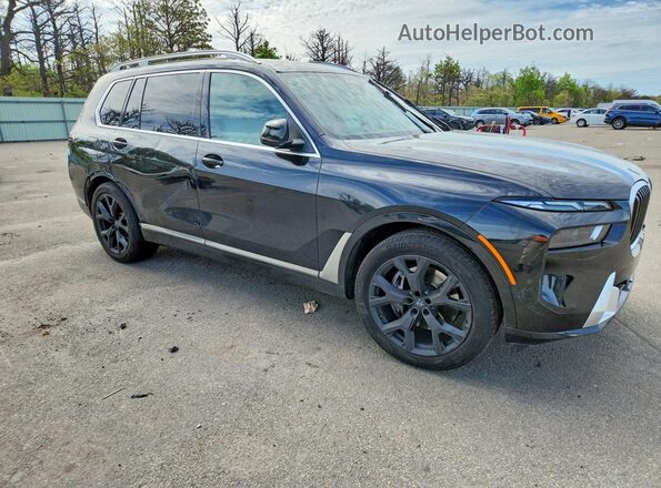 5UX23EM09S9Z32573 2025 BMW X7 Черный Передняя правая четверть